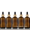 Bottiglia da contagocce in vetro ad olio essenziale estetico da 15 ml